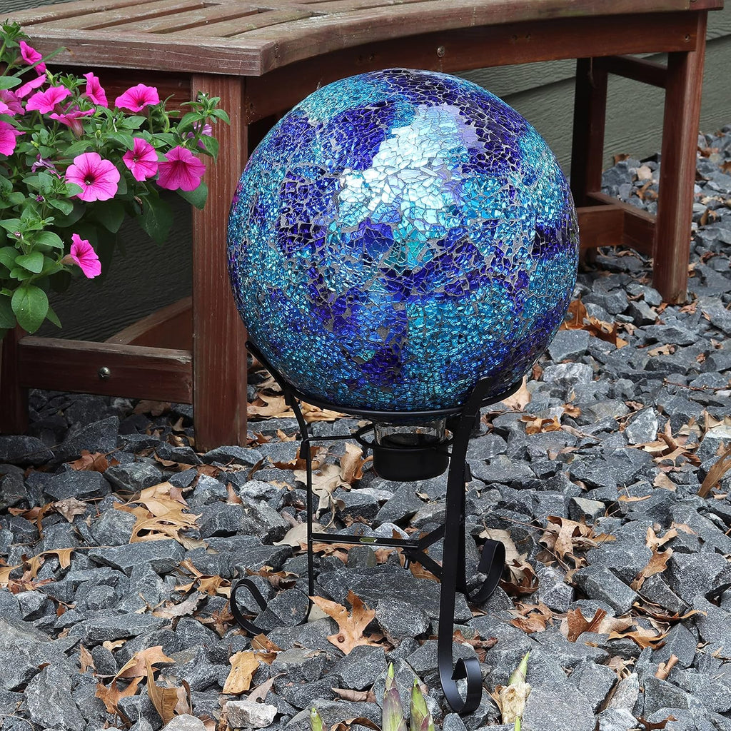 Crackled Glass Gazing Globe M12113