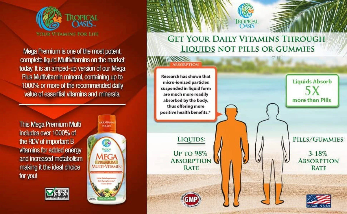 Mega Multi-Vitamin 32 fl oz Liq J20828