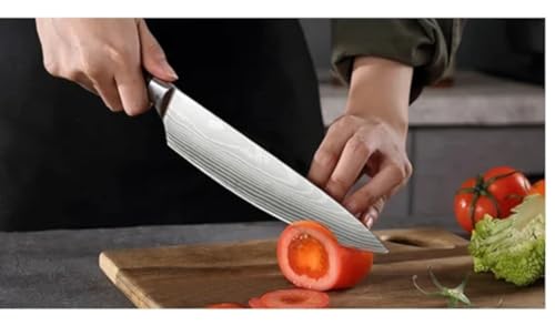 Set of 5 Damascus Steel Chef Knife Y7626