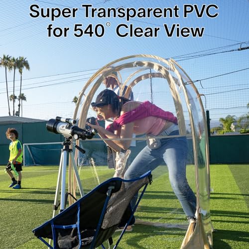 Clear Outdoor Bubble Tent 1-6 Person Pop Up Shelter N6956
