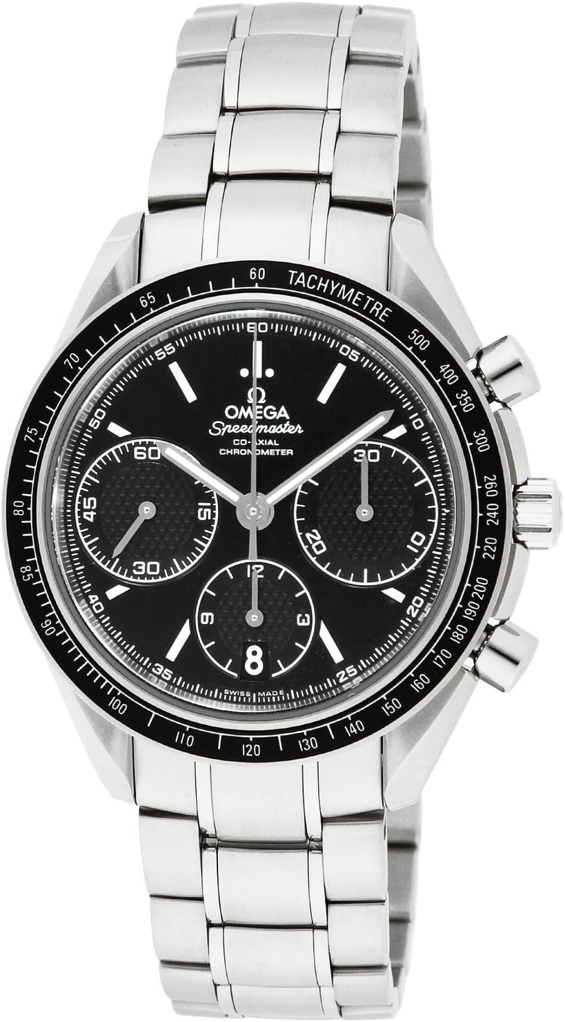 Black Dial Stainless Steel Automatic Chronograph Watch V489