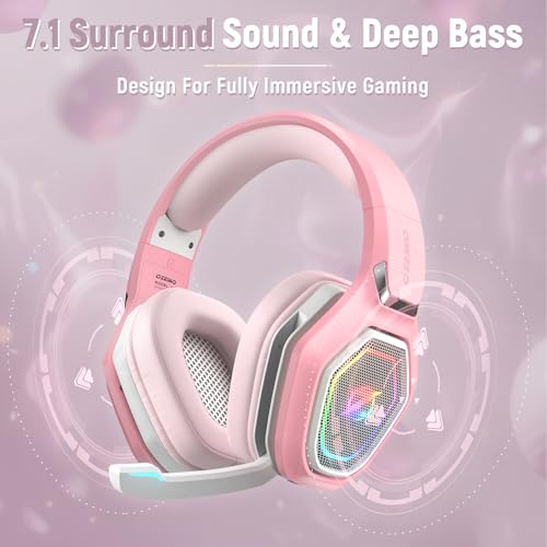 2.4GHz Wireless Gaming Headset with Flip Microphone C134