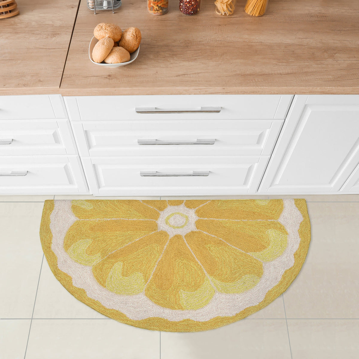 Frontporch Lemon Slice Indoor Outdoor Mat