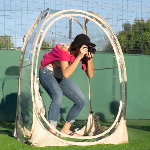 Clear Outdoor Bubble Tent 1-6 Person Pop Up Shelter N6956