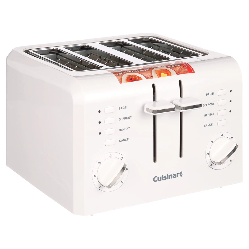 4 Slice Compact Plastic Toaster Y16708