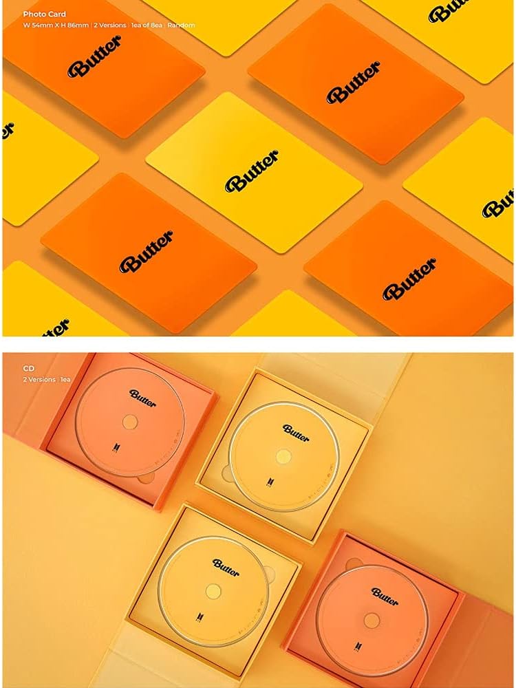 Butter Album with Extra Photocards Set (Cream+Peaches ver.) W58157