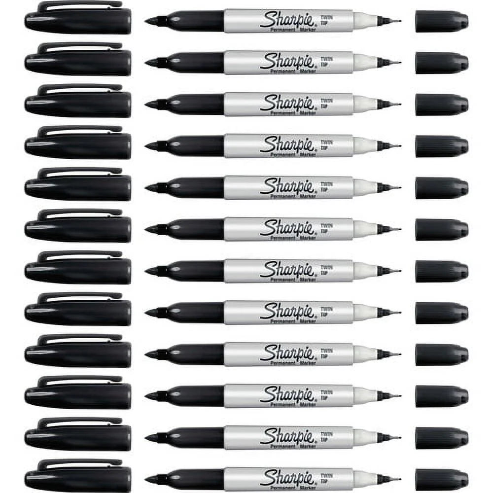 12 Box Twin Tip Markers Ultra Fine Fine Point N1014