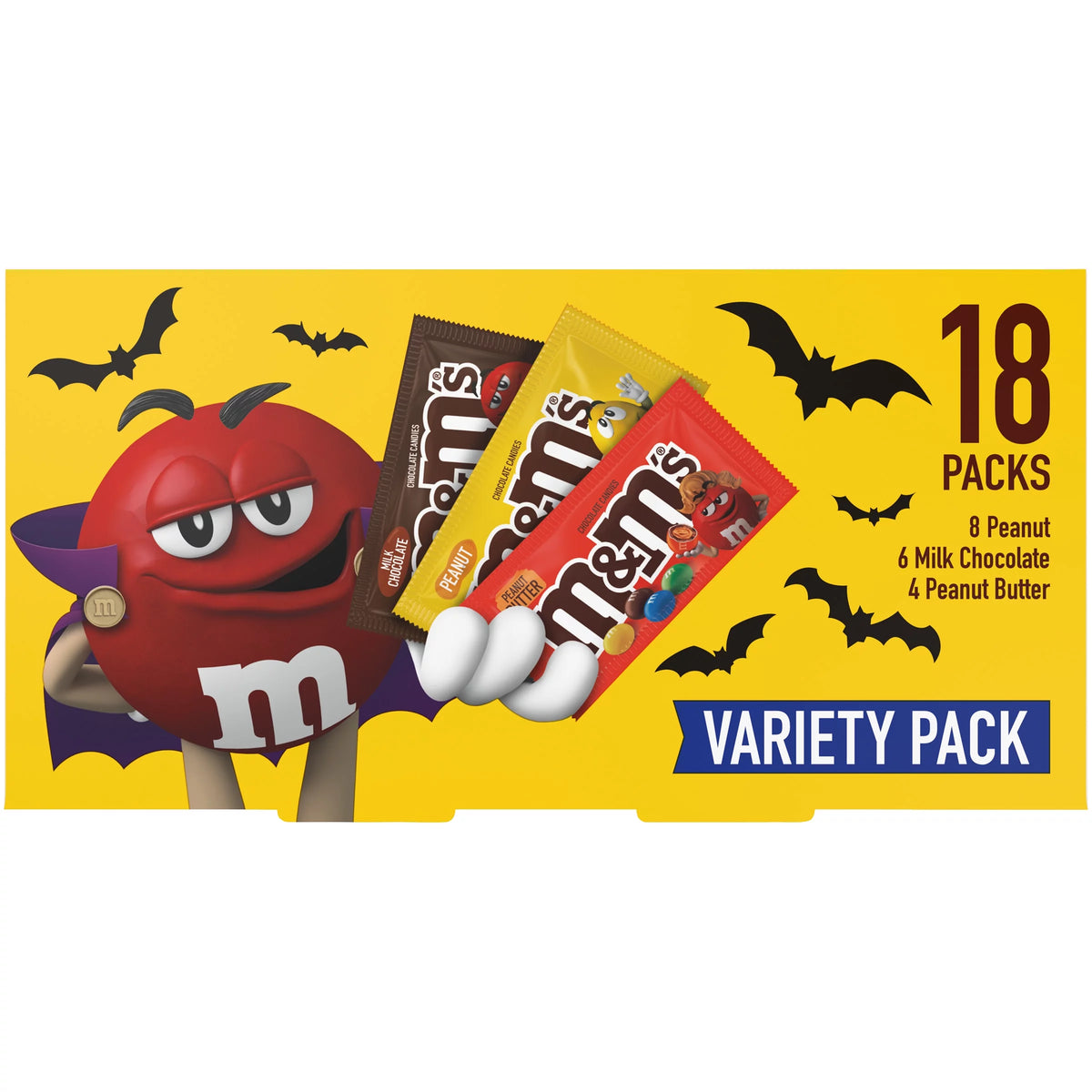18ct 30.58oz Halloween Chocolate Candy Bars D227