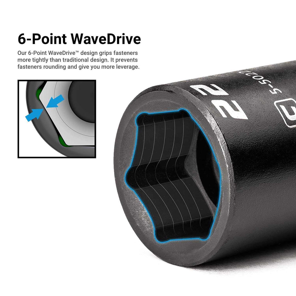 3/8 in. Drive Stubby Impact Socket Set I218715