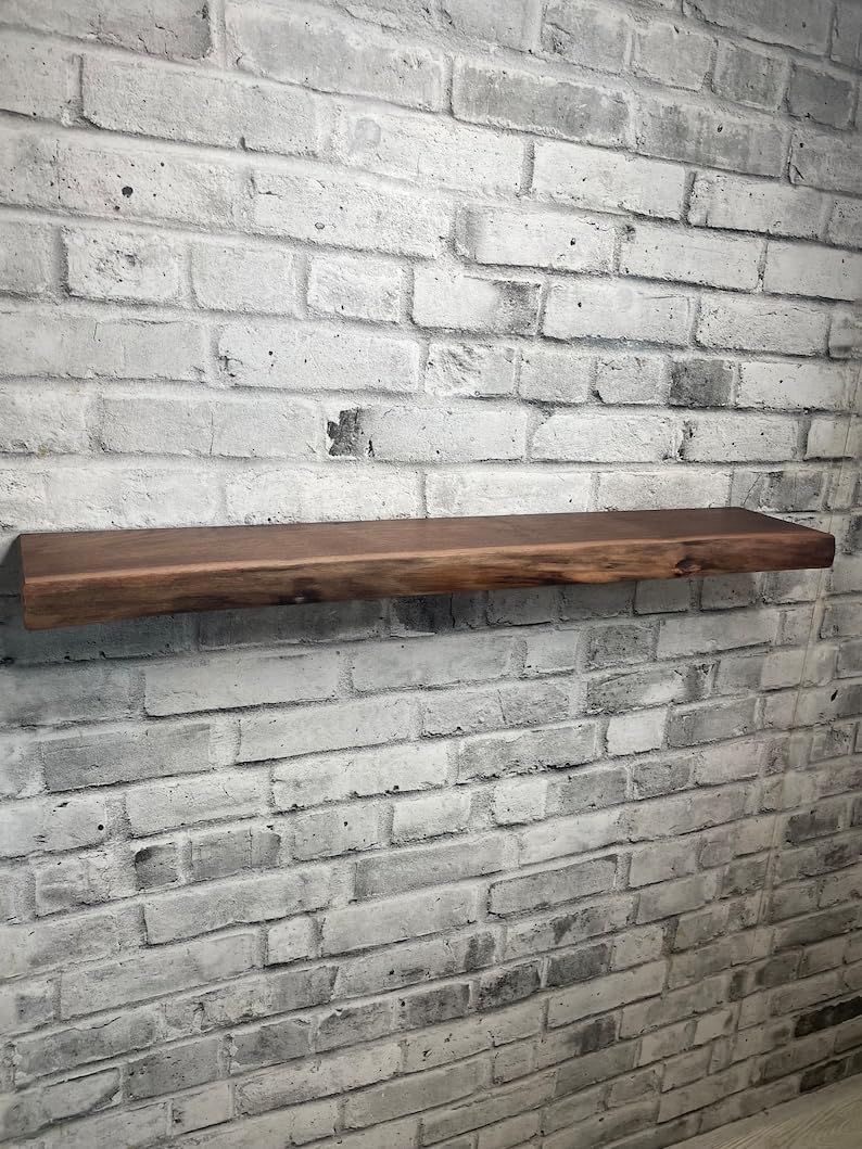 Live Edge Walnut Floating Shelf L744060