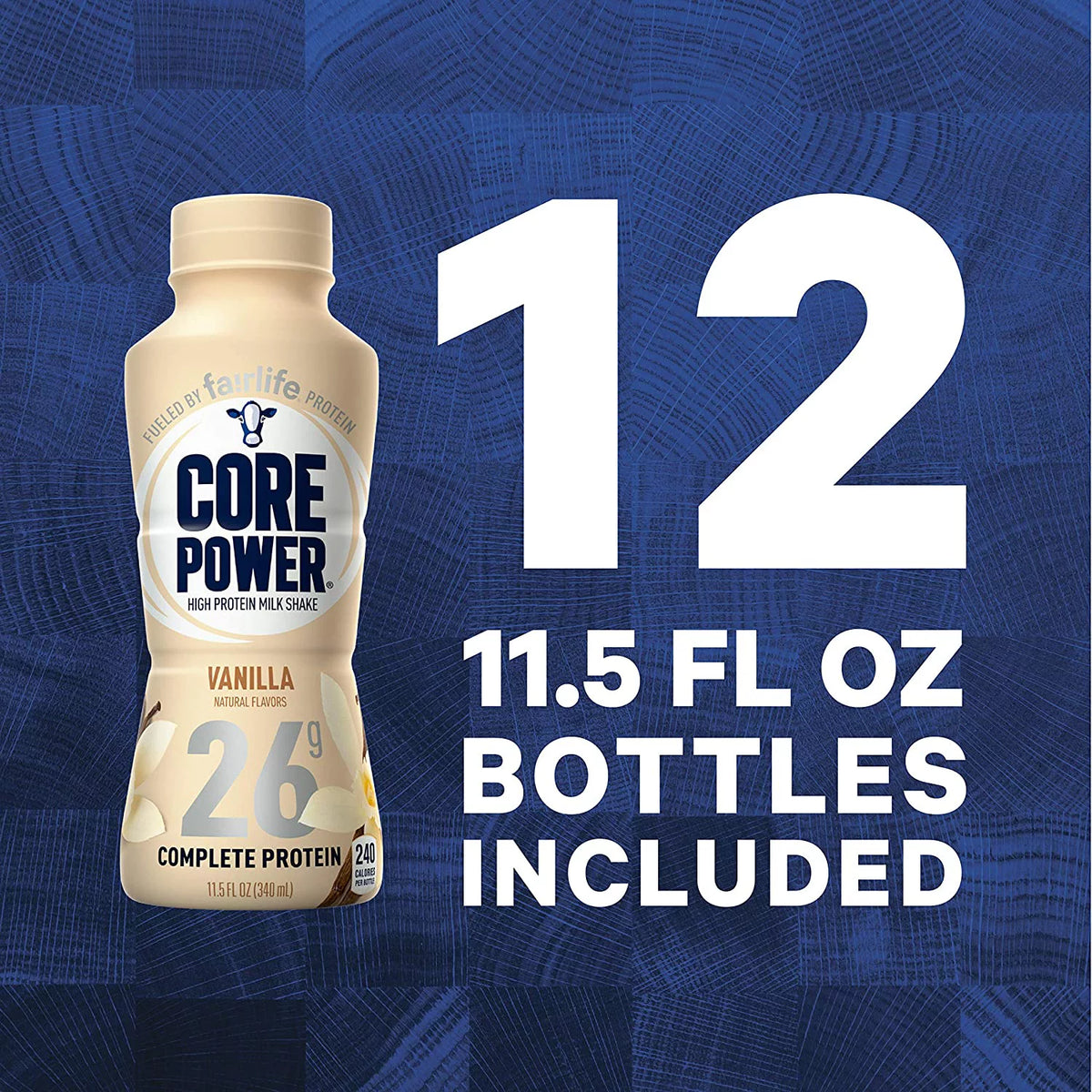 Vanilla Protein Shakes, 26g, 11.5 Fl Oz (Pack of 12) P2061