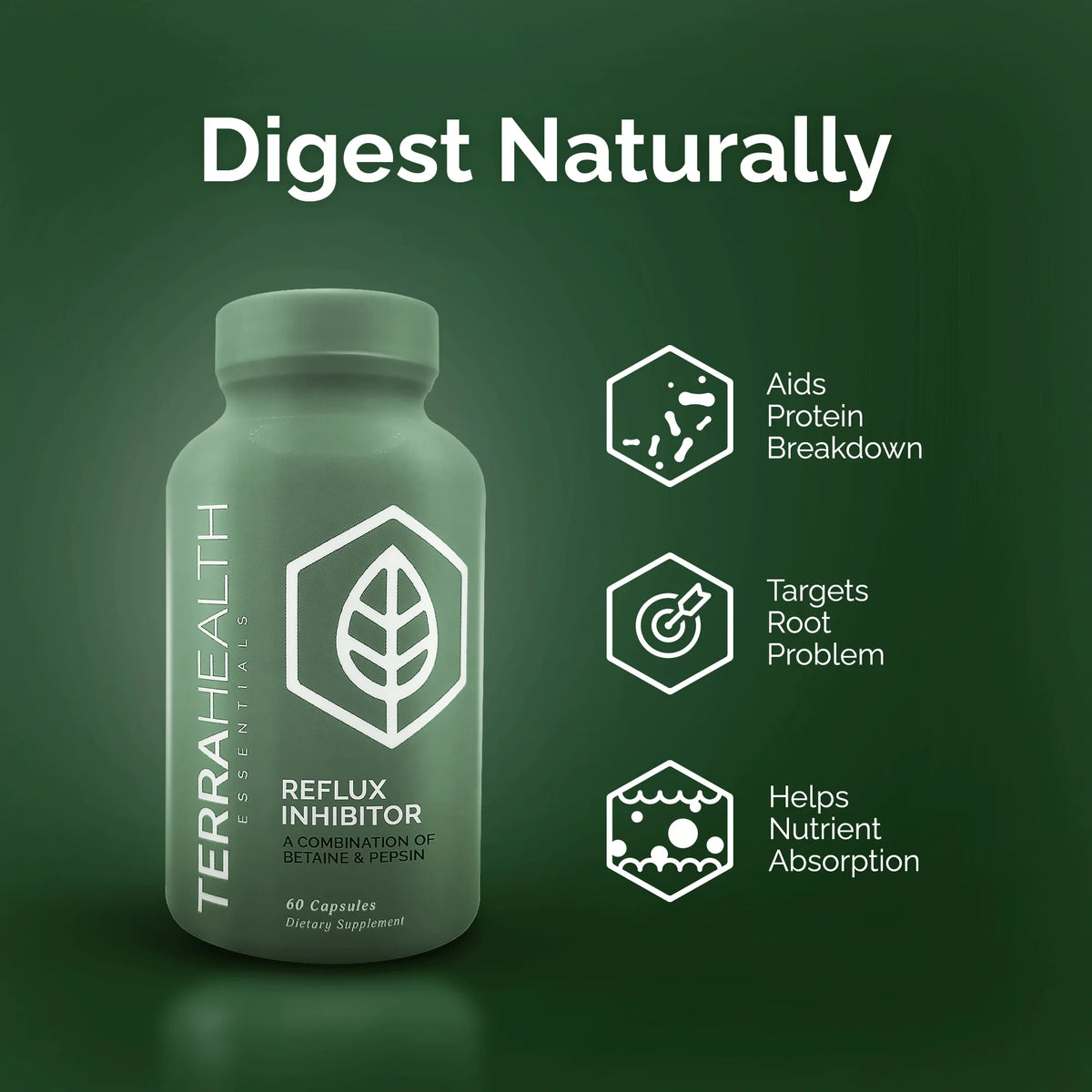 Reflux Inhibitor (1 Pack, 90 Capsules) V1891