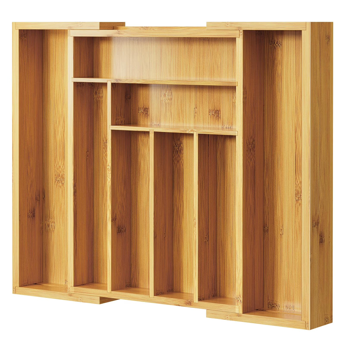 Natural Bamboo Expandable Cutlery Drawer Tray G13192