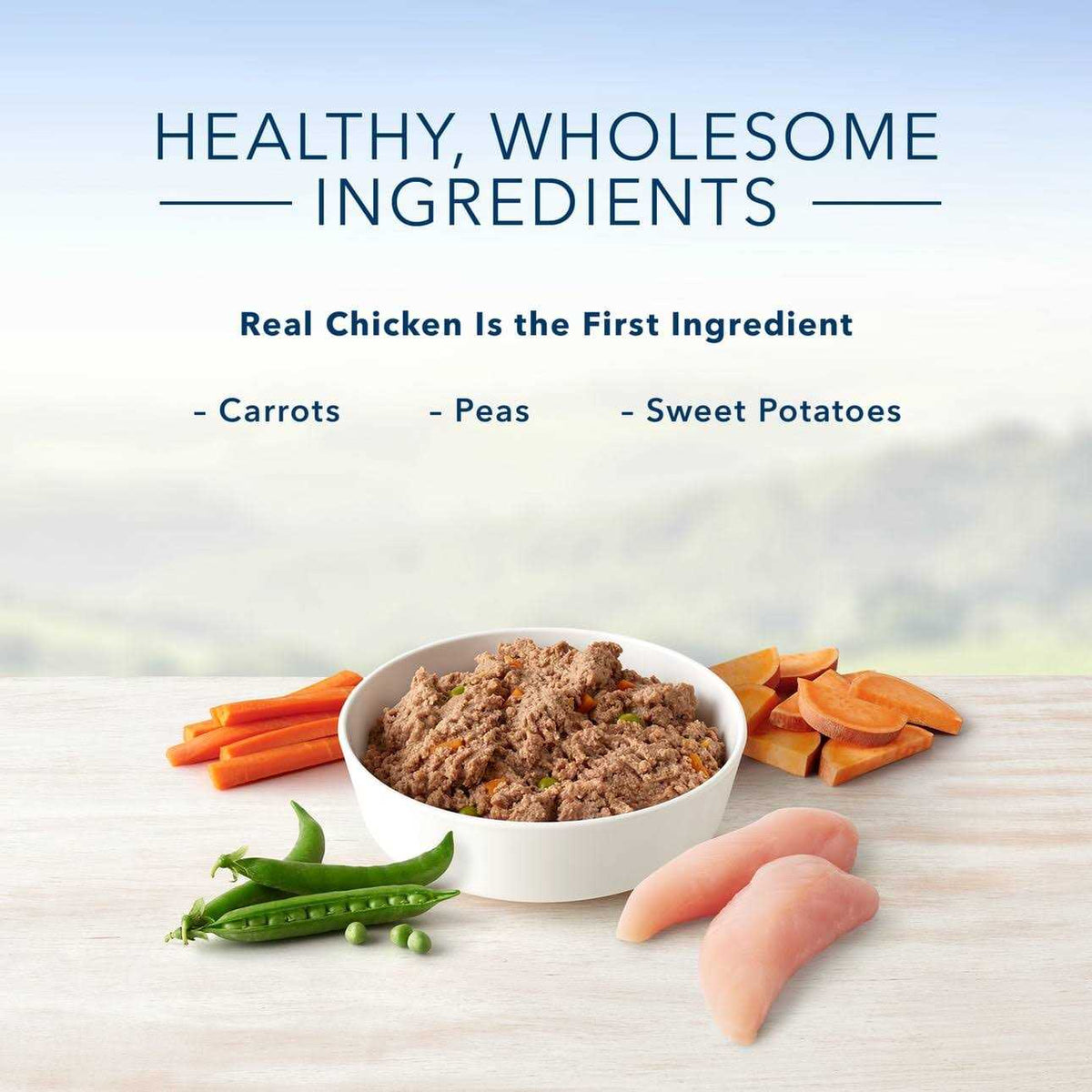 Blue Buffalo Homestyle Recipe Puppy Chicken Dinner Wet Dog Food C8353