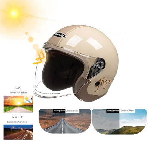 German Style Half Helmet with Visor B561
