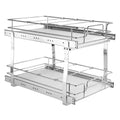 Heavy Duty Chrome Slide Out Cabinet Organizer 14W x 21D P26520