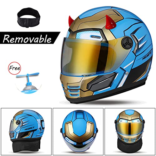 DOT Approved Youth Kids Full Face Motorcycle Helmet with Visor P578019