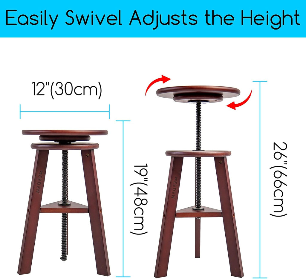 Extra-Large Wood Drafting Table and Wooden Stool K421714