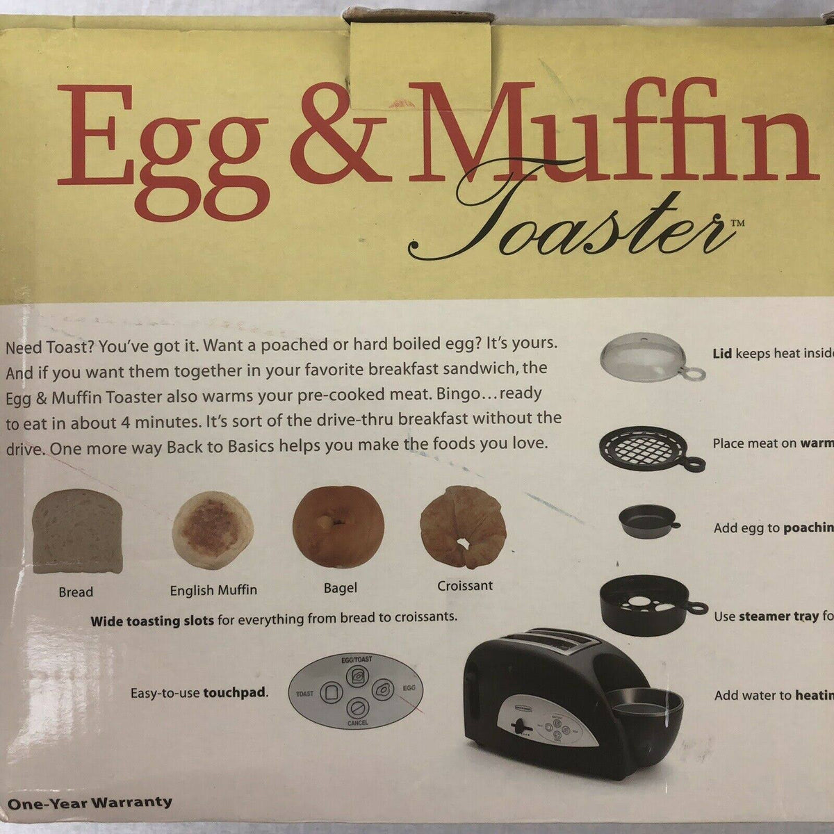 Egg & Muffin Toaster S4910