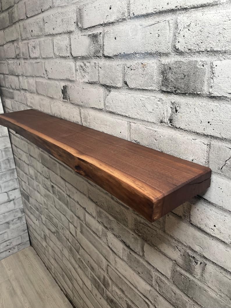 Live Edge Walnut Floating Shelf L744060