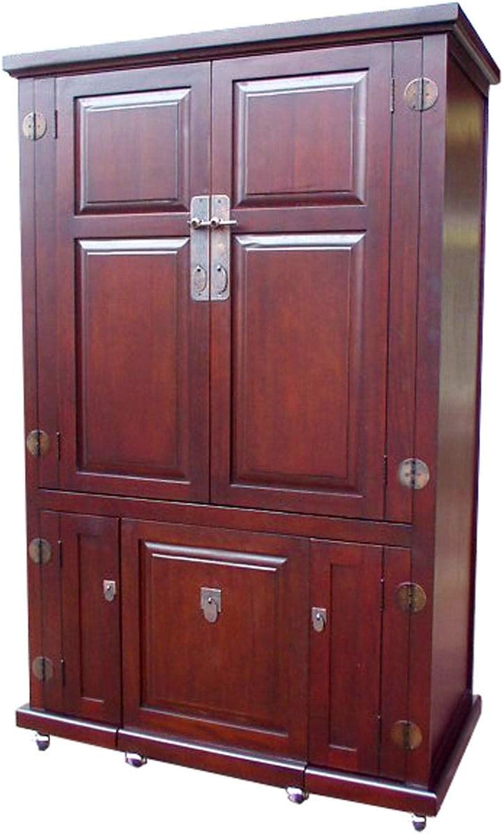 Computer Armoire with Pull Out Seat E160