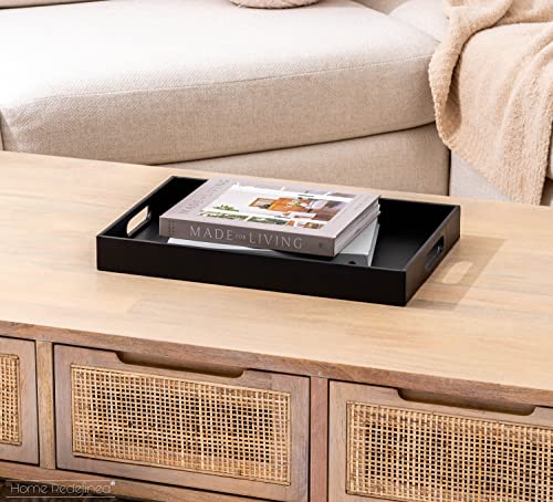White Marble Faux Leather Decorative Tray P7749