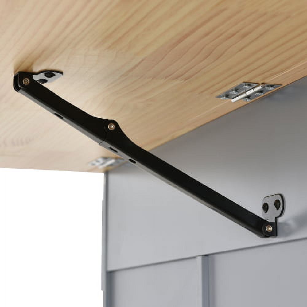 Blue Rolling Kitchen Cart with Drop Leaf Wood Top C574520