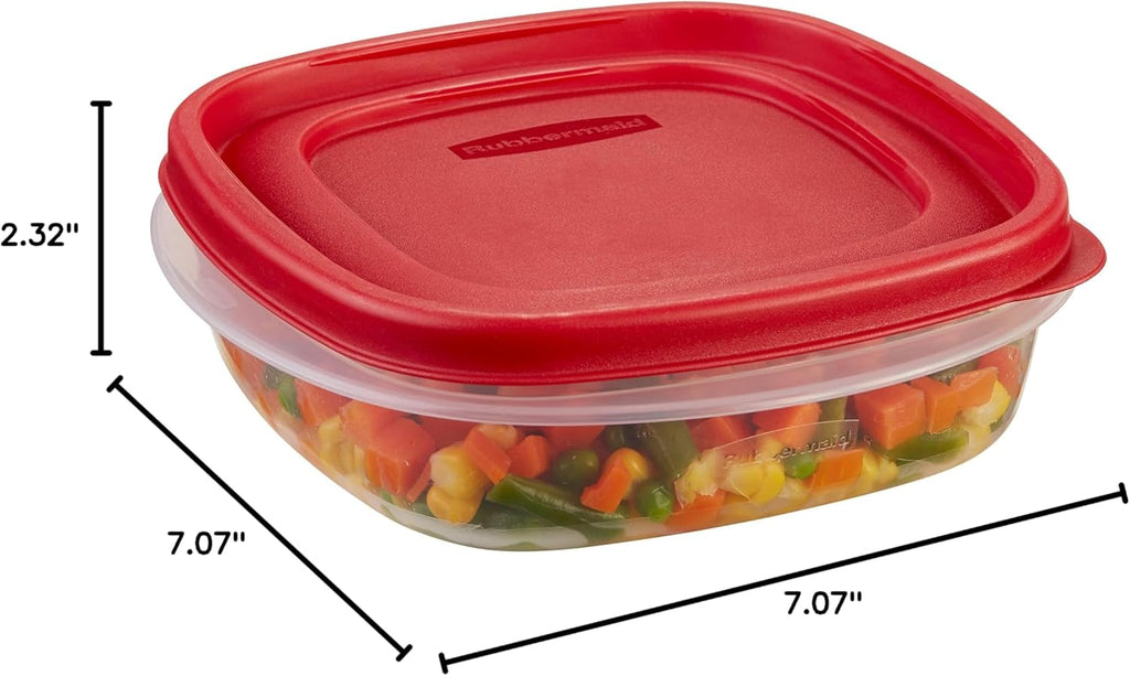3 Cup Red Food Storage Container T974