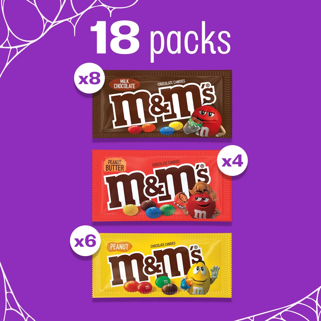 18ct 30.58oz Halloween Chocolate Candy Bars D227