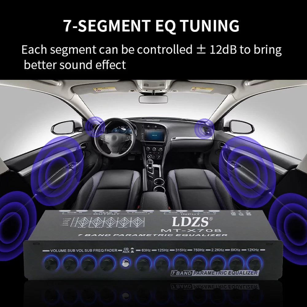 7 Band Car Equalizer P5757