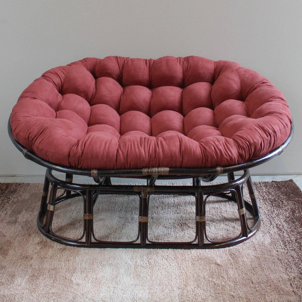 Double Papasan Chair with Micro Suede Cushion Y796