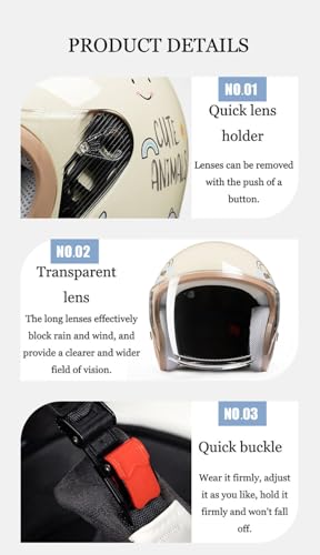German Style Half Helmet with Visor B561