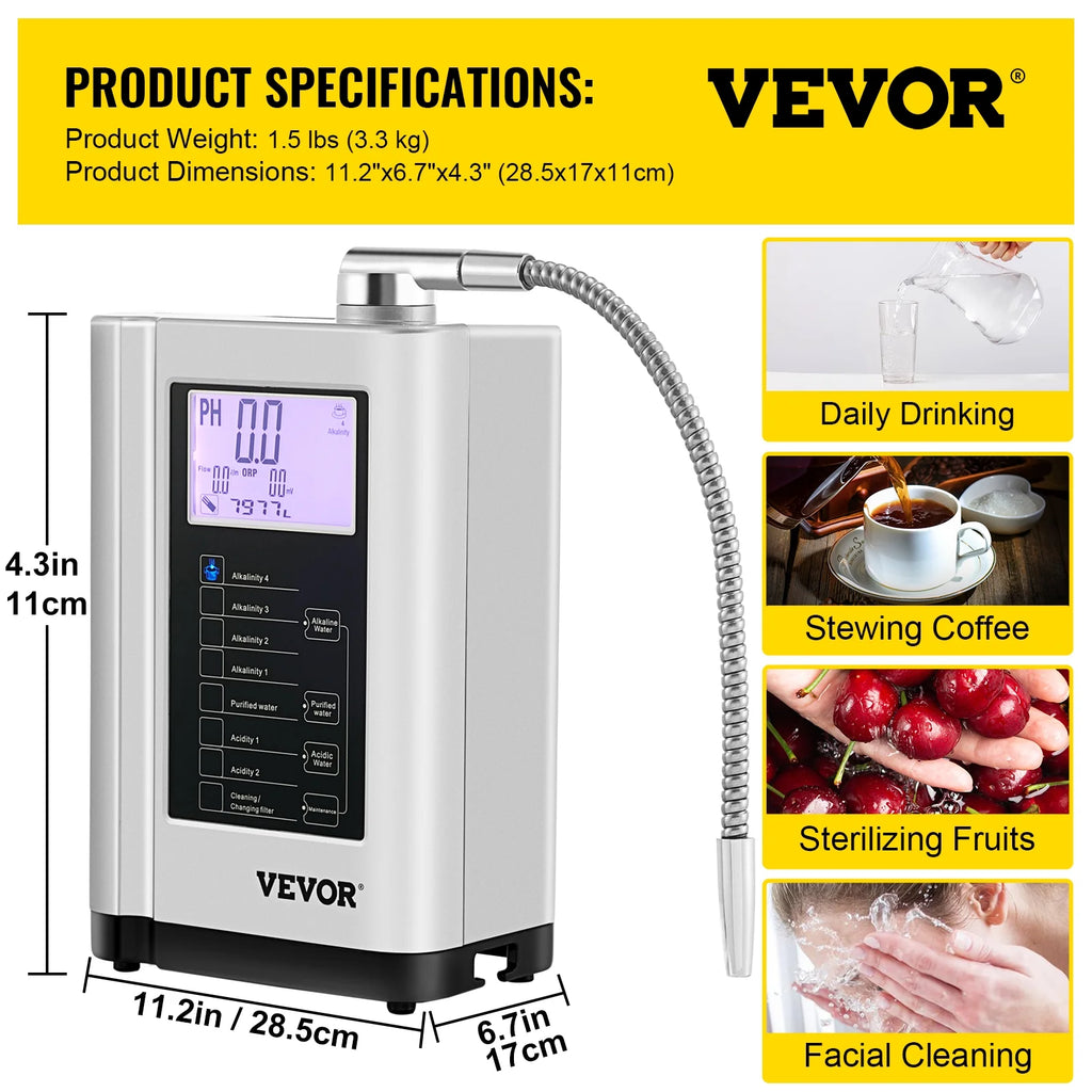 Alkaline Water Purifier with LCD Panel E7489