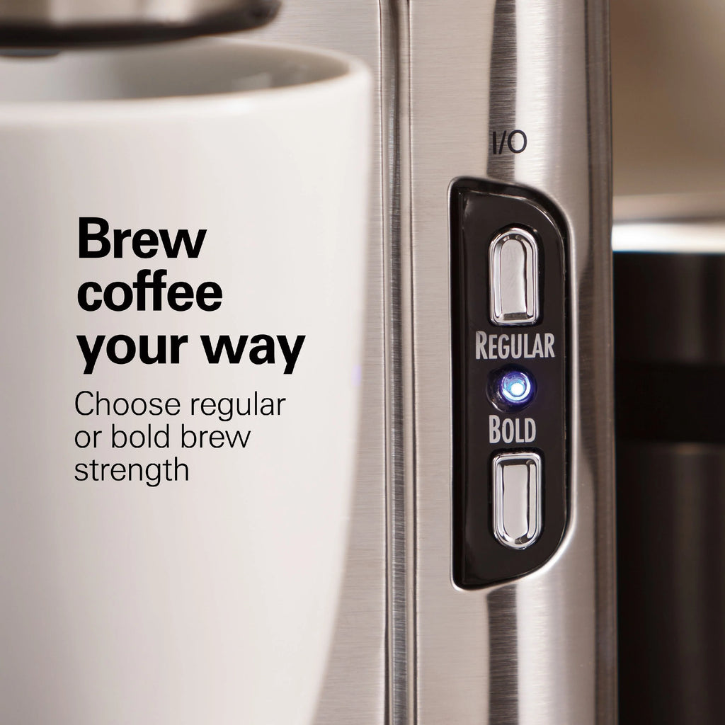 Single-Serve Coffee Maker, 14 oz., Stainless Steel R917800