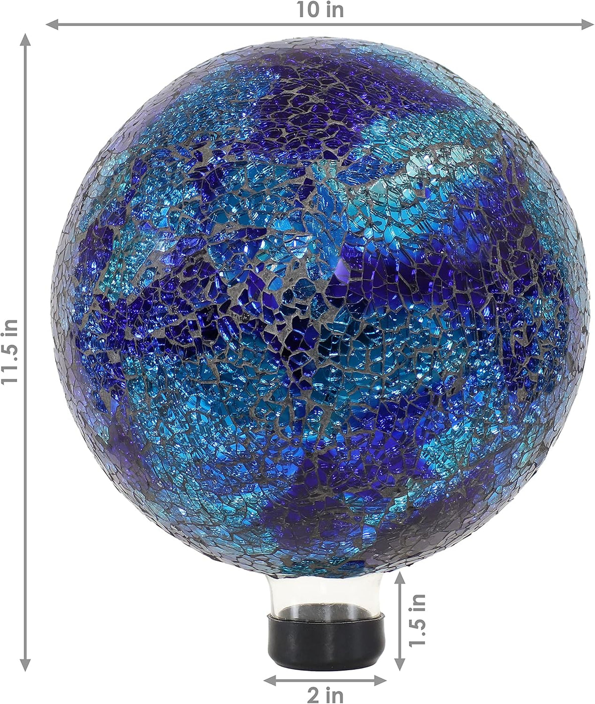 Crackled Glass Gazing Globe M12113