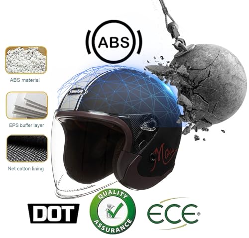 German Style Half Helmet with Visor B561