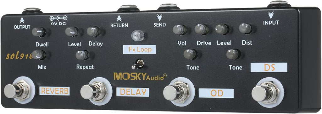 5-in-1 Multi Effect Guitar Pedal L4753