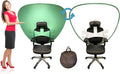 Dual-Sided Webcam Background Privacy Green Screen Chair T9228