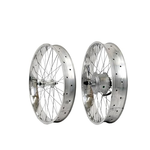 26" Internal 3 Speed Aluminum Double Polish FAT Rim Wheel Set L33949