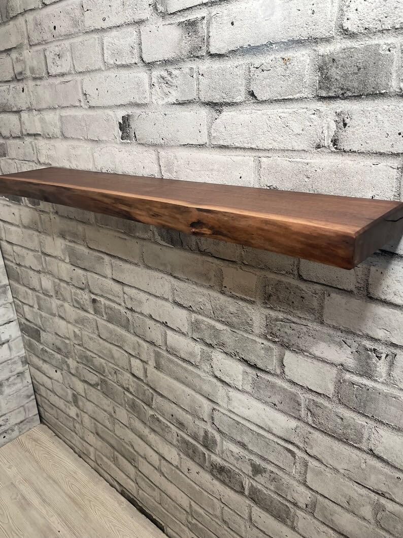 Live Edge Walnut Floating Shelf L744060