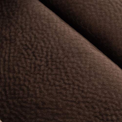 Triple Motor Power Lift Recliner Chair Sofa with Adjustable Headrest, Fabric (Brown) I361921