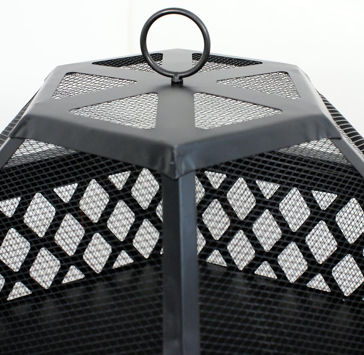 24" Steel Hex Shaped Fire Pit C308145