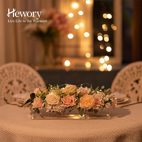 16 Inch Clear Rectangular Acrylic Vase U8577