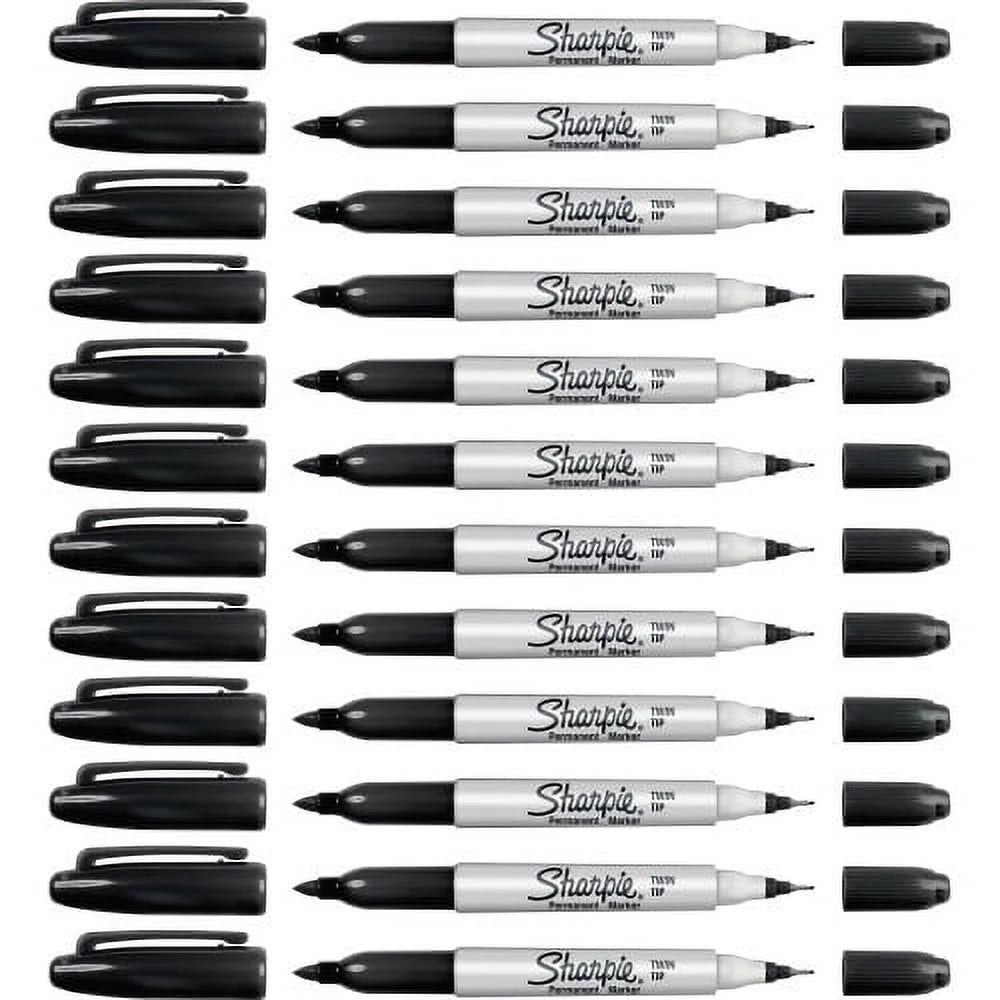 12 Box Twin Tip Markers Ultra Fine Fine Point N1014