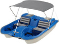 Blue 5 Seat Pedal Boat with Canopy M2531
