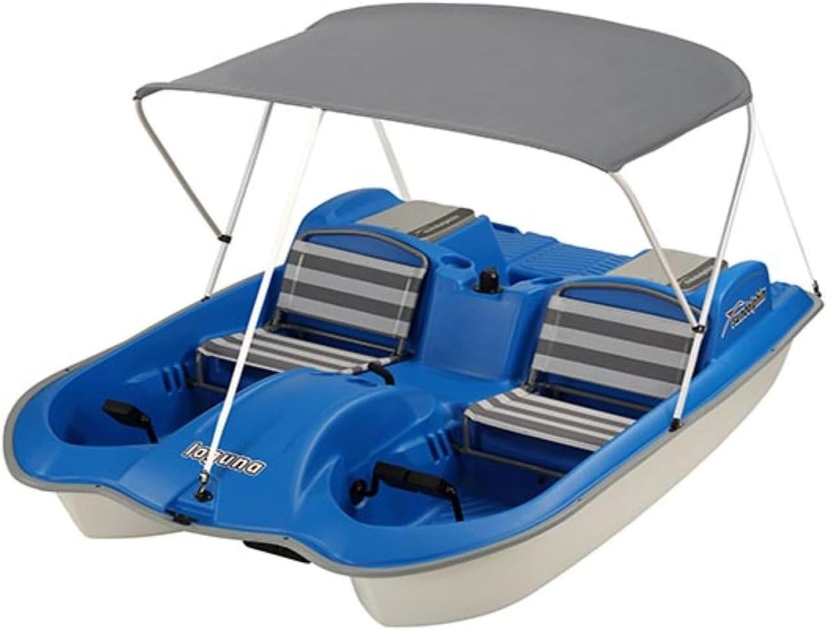 Blue 5 Seat Pedal Boat with Canopy M2531