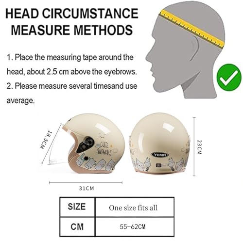 German Style Half Helmet with Visor B561
