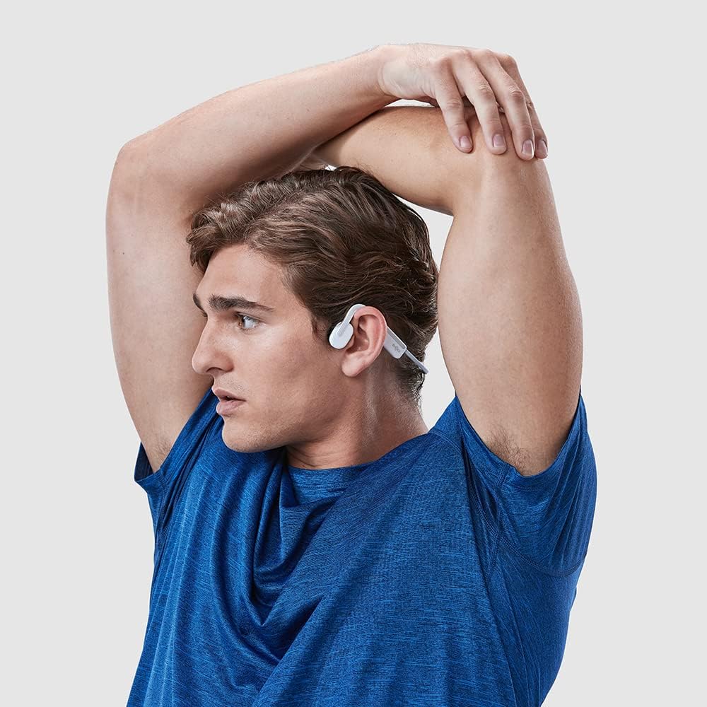 White Bluetooth Bone Conduction Sports Headphones O669868