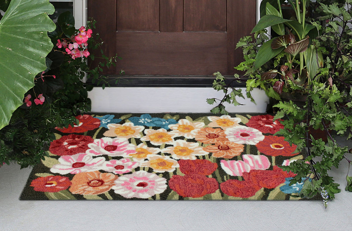 Frontporch Flower Patch Indoor Outdoor Mat