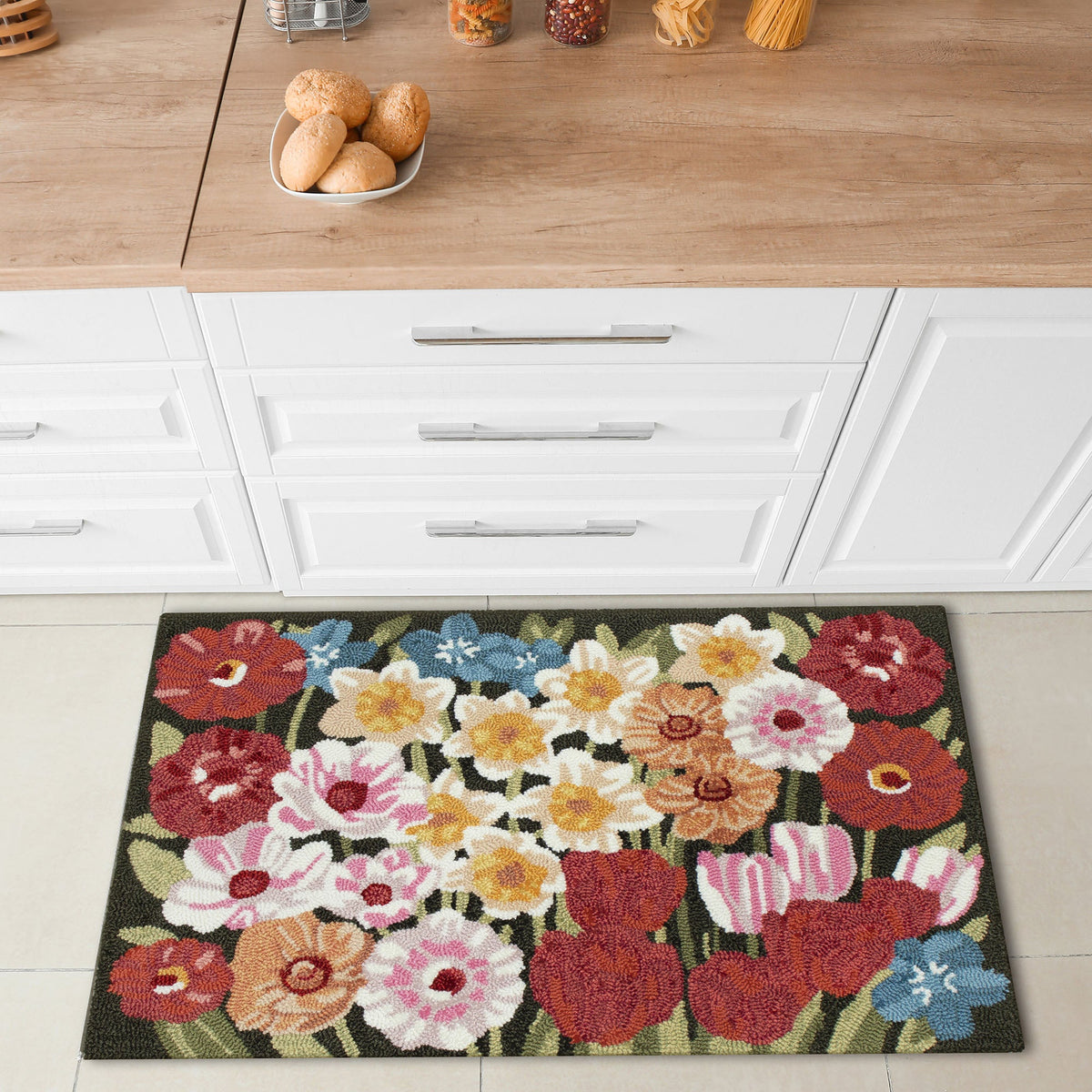 Frontporch Flower Patch Indoor Outdoor Mat